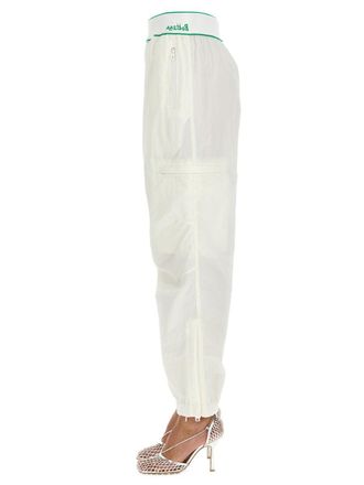 Bottega Veneta Nylon Cargo Pants - White