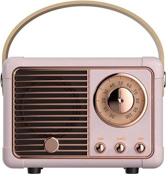 OEM Altavoz Bluetooth Retro, Altavoz Vintage Con Estilo Cl&aacute;sico Antiguo, Conexi&oacute;n Inal&aacute;mbrica Bluetooth 5.0, Cajas De Altavoces Bluetooth, Verduras