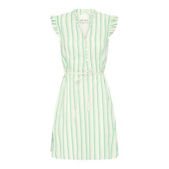 Ichi Greenbriar Graphic - 900005380 - Dresses - Mujer - Verde - XS