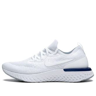 Nike (WMNS) Nike Epic React Flyknit White Racer Blue AQ0070-100