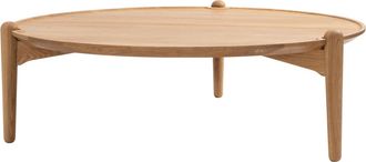 Design House Stockholm Aria Beistelltisch low, &Oslash; 50 x 37 cm, Eiche
