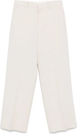 Ami Light Beige Tailored Trousers