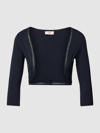 Vera Mont Bolero mit 3/4-Arm in Dunkelblau, Gr&ouml;&szlig;e 32