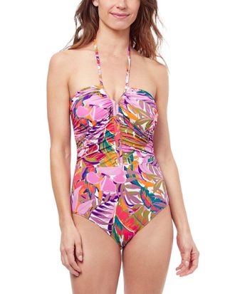 Gottex Tropikaia Bandeau Halter One-Piece