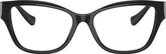 Versace 0ve3347 Rectangular Black Acetate Sunglasses