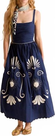 Carolina K Almara Maxi Dress In Poseidon