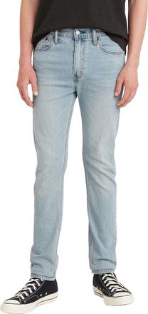 Levi's Heren 510 Renzor Leren Patch Skinny Jeans (Blauw)