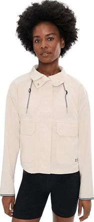 Helly Hansen Rain Jacket Womens Coat Cream : MD, Polyester