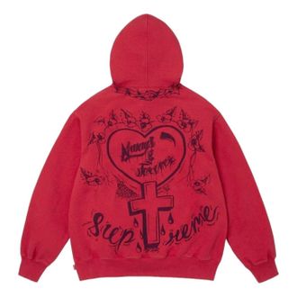 SUPREME FW26 Forever Hooded Sweatshirt Red SUP-FW26-012-RED