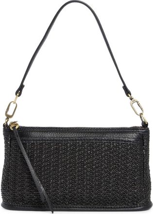 Hobo Cadence Straw Crossbody Bag in Black at Nordstrom Rack