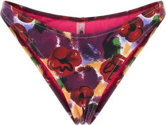 Reina Olga Multicolor Stretch Nylon Brigitte Bikini Bottom