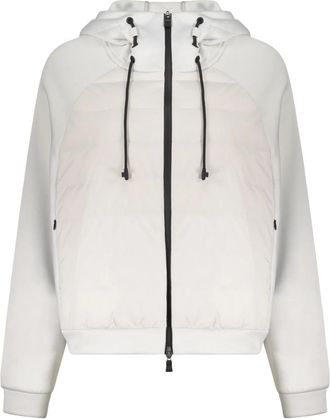 Herno Ganzendons Voorpaneel Jas - Dames - Winterjassen - Grijs - 3XL - Katoen - Jassen
