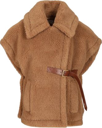 Max Mara Teddy Fabric Cape