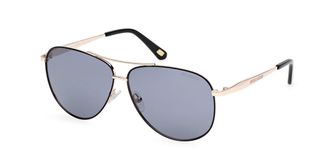 Skechers SE00037 Polarized 33D Womens Sunglasses Black Size 59