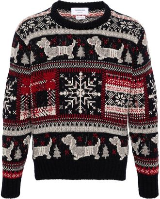 Thom Browne Holiday Hector Sweater - Mens - Mohair/Merino