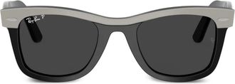 Ray-Ban Wayfarer Street square-frame sunglasses - unisex - Acetate - 50 - Black