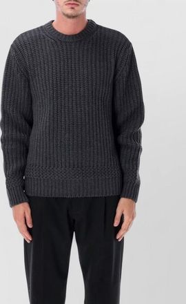 A.P.C. recycled wool mixed knit crew neck jumper