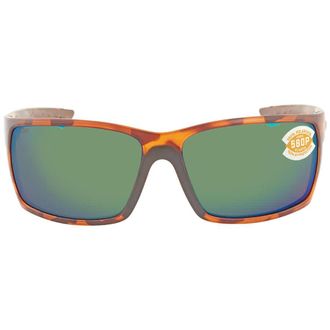 Costa REEFTON Green Mirror Polarized Polycarbonate Rectangular Mens Sunglasses 6S9007 900711 64