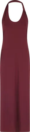 Seventy Red American-Style Knotted Acetate-Blend Maxi Dress