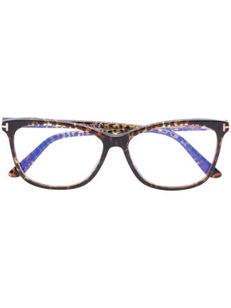 Tom Ford Eyewear Occhiali da sole Double Clip-On - Marrone