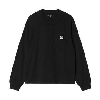 Carhartt Work in Progress Camiseta de manga larga con bolsillo - Tops - Hombre - Negro - S