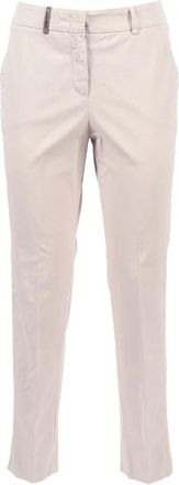 PESERICO Chinos - Dames - Chinos - Beige - L - Katoen - Broeken