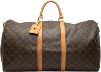 Louis Vuitton Pre-owned Keepall Bandouliere 55 - - Pre-owned - Donna - Marrone - ONE SIZE