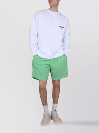 Msgm ribbed crewneck sweatshirt