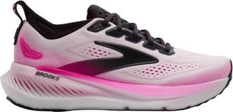 Brooks Womens Glycerin 23 Shoes In Pink/white