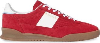 Paul Smith Rode Su&egrave;de Veterschoenen - Heren - Sneakers - Rood - 43 EU - Su&egrave;de - Schoenen