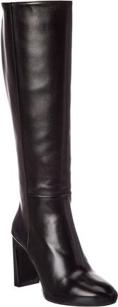 Stuart Weitzman Babette Platform Zip Leather Boot