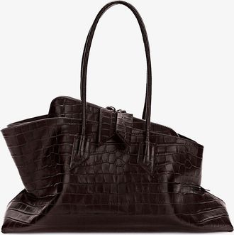The Attico Borsa a spalla La Passeggiata Medium in pelle effetto cocco - THE ATTICO - gender_Woman