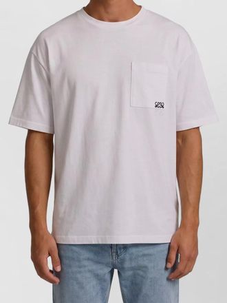 Loewe cotton ribbed crew neck relaxed fit t-shirt