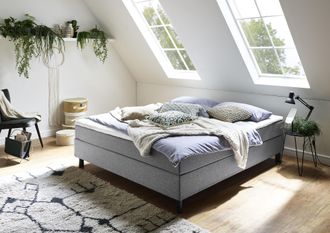 Atlantic Home Collection Boxbett »Happy« ohne Kopfteil, mit Topper, wahlweise mit oder ohne Bettwaren