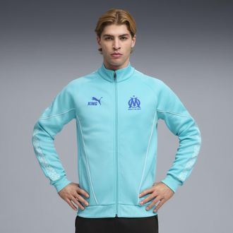 Puma Giacca Olympique de Marseille KING Anthem da uomo, Abbigliamento, Blu, XXL