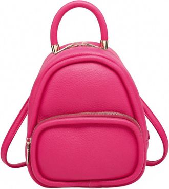Jen & Co. Womens Valencia Small Backpack In Fucshia