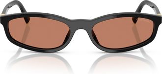 Miu Miu 0mu A06s Rectangular Acetate Sunglasses