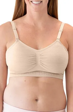 Kindred Bravely Busty Sublime Hands-Free Pumping & Nursing Bra -Sizing Options from E-H Cup in Beige at Nordstrom, Size X-Large