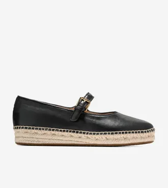 Cole Haan Womens Cloudfeel Asbury Mary Jane Ballet Flats - Black Size 10.5