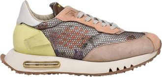 Bepositive Space Race Sneakers - Dames - Sneakers - Veelkleurig - 40 EU - Leer - Schoenen