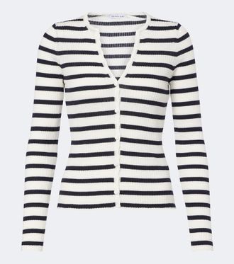 Veronica Beard Anwin striped wool cardigan