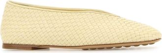 Bottega Veneta Womens Pink Ballerina Yellow Lamb