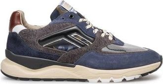 Floris Van Bommel De Treener 01.21 su&egrave;de sneakers blauw