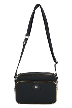 Burberry Mens Shoulder Bag Black Polyester Clutch
