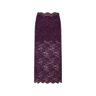 Paco Rabanne Layered Lace Midi Skirt
