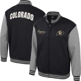 Colosseum Mens Colosseum Black Colorado Buffaloes Ambi-Turner Full-Zip Varsity Jacket at Nordstrom, Size Xx-Large