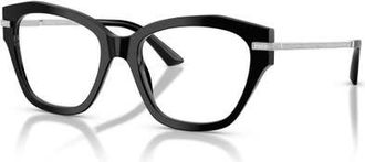 Jimmy Choo London 52mm Cat Eye optical glasses in Black at Nordstrom