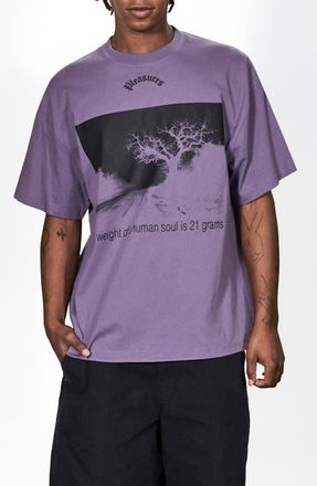 Pleasures Soul Graphic T-Shirt in Plum at Nordstrom, Size Xx-Large