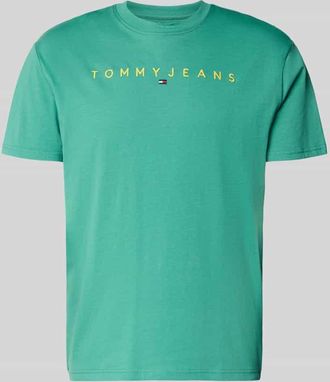 Tommy Jeans Regular Fit T-Shirt aus reiner Baumwolle in Gruen, Gr&ouml;&szlig;e XXL