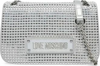 Love Moschino Crossbodytas - Dames - Schoudertassen - Grijs - ONE Size - Leer - Tassen